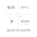 Einfaches Schwenkgelenk Typ 44S, 40 mm, Verzinkt (Klemp) Einfaches Schwenkgelenk Typ 44S, 40 mm, Verzinkt (Klemp)