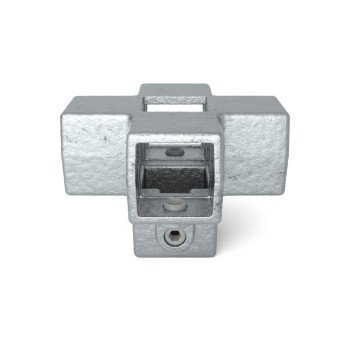 Złączka krzyżowa czterogniazdowa Typ 26S, 40 mm, Ocynk (Klemp)