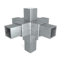 Four socket cross Type 26S, 40 mm, Galvanized (Klemp) Four socket cross Type 26S, 40 mm, Galvanized (Klemp)