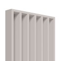 Freistehende Lamellenwand - Kaschmir - 22x70 (Klemp)