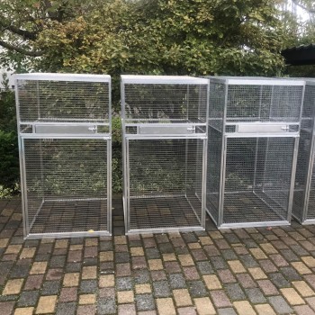 Modular aluminum enclousure 80x100x150cm (Klemp)