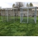 Voliera modulare in alluminio 80x100x150cm (Klemp) Voliera modulare in alluminio 80x100x150cm (Klemp)