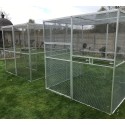 Voliera modulare in alluminio 80x100x150cm (Klemp) Voliera modulare in alluminio 80x100x150cm (Klemp)