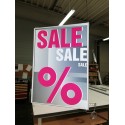 LED-reclamekast 60 mm (diverse afmetingen) (Klemp) LED-reclamekast 60 mm (diverse afmetingen) (Klemp)
