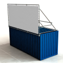 Struttura pubblicitaria per container KST-KONT-01 (Klemp) Struttura pubblicitaria per container KST-KONT-01 (Klemp)