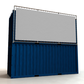 Werbe-Containerrahmen KST-KONT-04 (Klemp)