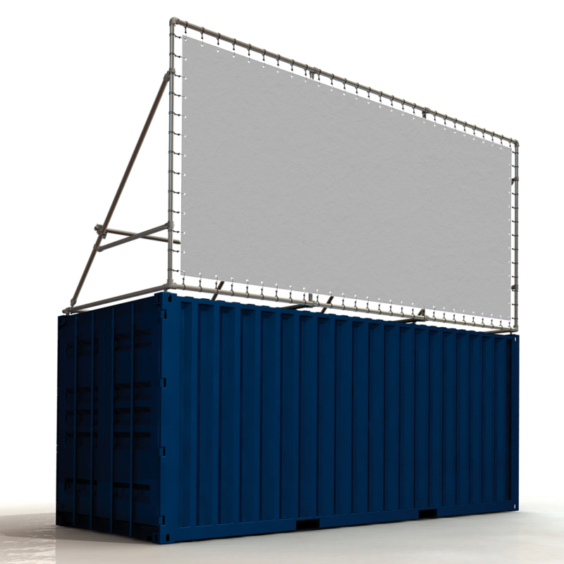 Estructura publicitaria para contenedor KST-KONT-08 (Klemp) - Marcos publicitarios para contenedores Estructura publicitaria para contenedor KST-KONT-08 (Klemp) - Marcos publicitarios para contenedores