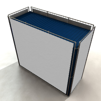 Estructura publicitaria 360° para contenedor KST-KONT-09 (Klemp)
