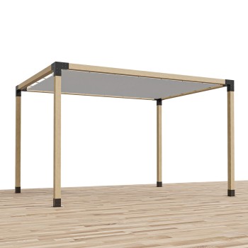 Freestanding wooden pergola straight (Klemp)
