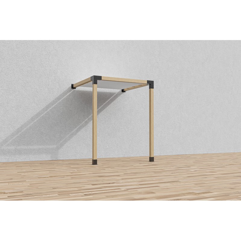 Holz wandmontage Pergola gerade (Klemp) - Holzpergolen Holz wandmontage Pergola gerade (Klemp) - Holzpergolen