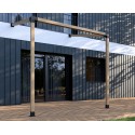 Holz wandmontage Pergola gerade (Klemp) Holz wandmontage Pergola gerade (Klemp)