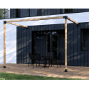 Holz wandmontage Pergola gerade (Klemp) Holz wandmontage Pergola gerade (Klemp)
