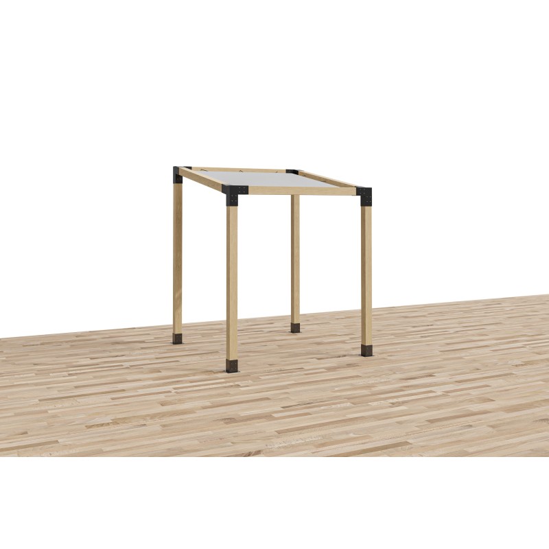 Freistehend Pergola mit geneigtem Dach (Klemp) - Holzpergolen Freistehend Pergola mit geneigtem Dach (Klemp) - Holzpergolen