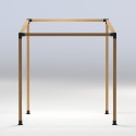 Pergola wolnostojąca drewniana ze spadkiem 10° (Klemp) Pergola wolnostojąca drewniana ze spadkiem 10° (Klemp)