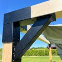 Pergola wolnostojąca drewniana ze spadkiem 10° (Klemp) Pergola wolnostojąca drewniana ze spadkiem 10° (Klemp)