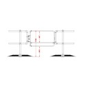 Galvanized self closing gate SGEUGV2 (Kee Safety)