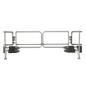 Galvanized double leaf gate SGEUDP2GV (Kee Safety)