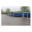 Galvanized double leaf gate SGEUDP2GV (Kee Safety)