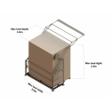 Galvanized pallet gate type F SGPGTYFGV (Kee Safety)