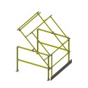 Painted pallet gate type A SGPGTYAPC (Kee Safety)