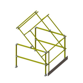 Painted pallet gate type A SGPGTYAPC (Kee Safety)