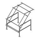 Galvanized pallet gate type A SGPGTYAGV (Kee Safety)
