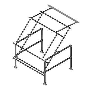 Galvanized pallet gate type A SGPGTYAGV (Kee Safety)