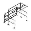 Aluminum pallet gate type D SGPGTYDAL (Kee Safety)