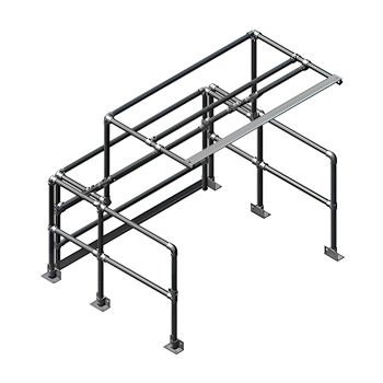 Aluminum pallet gate type D SGPGTYDAL (Kee Safety)
