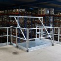 Galvanized pallet gate type A SGPGTYAGV (Kee Safety)