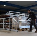 Galvanized pallet gate type A SGPGTYAGV (Kee Safety)