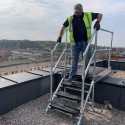 Dachpodest für Membran-/Asphalt-/PVC-Dächer (Kee Safety)