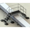Plateforme d'accès au toit pour toitures en membrane/asphalte/PVC (Kee Safety)
