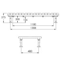 Dachüberstieg Mini mit Durchgang 160 mm (Kee Safety)