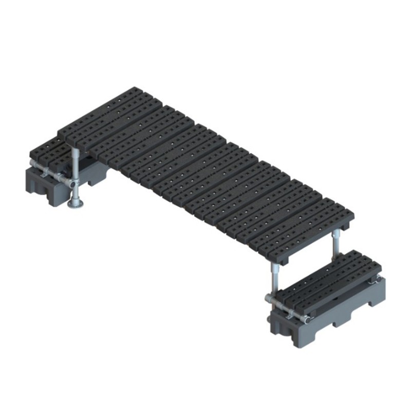 Escaleras de cruce de techo autoportante de aluminio mini con paso de 380 mm (Kee Safety) - Trampilla de techo para acceso Escaleras de cruce de techo autoportante de aluminio mini con paso de 380 mm (Kee Safety) - Trampilla de techo para acceso