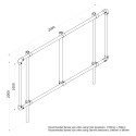 Low freestanding advertising structure (Klemp)