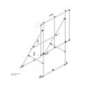 Bannière autoportante cadre tendu en aluminium (Klemp)