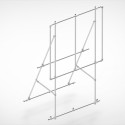 Bannière autoportante cadre tendu en aluminium (Klemp)
