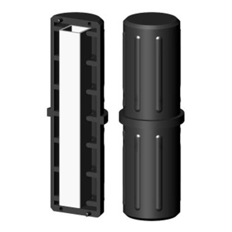 Rechte koppeling / Verlengstuk / Manchet – voor buis 40x2 mm met metalen kern - zwart (Klemp) - Kunststof verbindingsstukken voor ronde profielen Rechte koppeling / Verlengstuk / Manchet – voor buis 40x2 mm met metalen kern - zwart (Klemp) - Kunststof verbindingsstukken voor ronde profielen