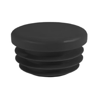 Plastic cap 30x1-2 mm - black (Klemp)