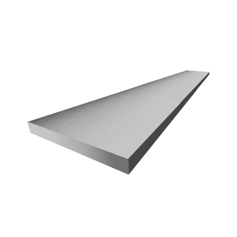 Flat aluminium profile – 30x2 mm - raw - 200 cm (Klemp) - Tubes