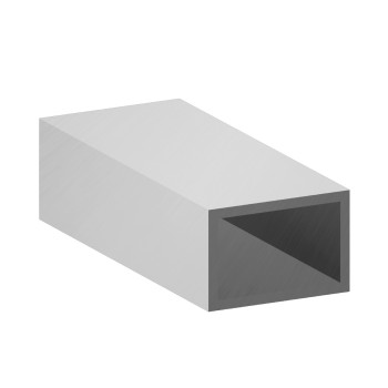 Profilé aluminium rectangulaire – 30x20x2 mm - brut - 200 cm (Klemp)