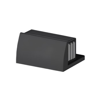 Embout plastique 40x20x1-2/WF mm – noir (Klemp)