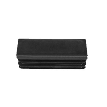 Plastic end cap 60x20x1.5-3 mm – black (Klemp)