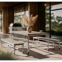 Tuin tafel Berlin - Zilver (Klemp)