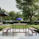 Table de jardin Roma - Marron Vintage (Klemp)