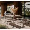 Table de jardin Berlin - Marron Vintage (Klemp)