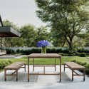 Table de jardin Berlin - Marron Vintage (Klemp)