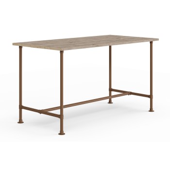 Table de bar Roma - Marron Vintage (Klemp)