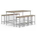 Bartisch Madrid - Silber (Klemp)